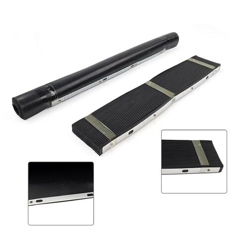 CNxinn10 2pcs Front Accordion Way Cover Guard Back for Bridgeport Milling Machine Part Rubber Black in Kuwait
