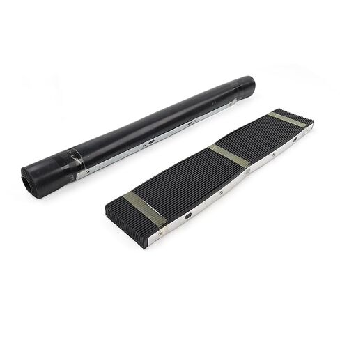 CNxinn10 2pcs Front Accordion Way Cover Guard Back for Bridgeport Milling Machine Part Rubber Black in Kuwait