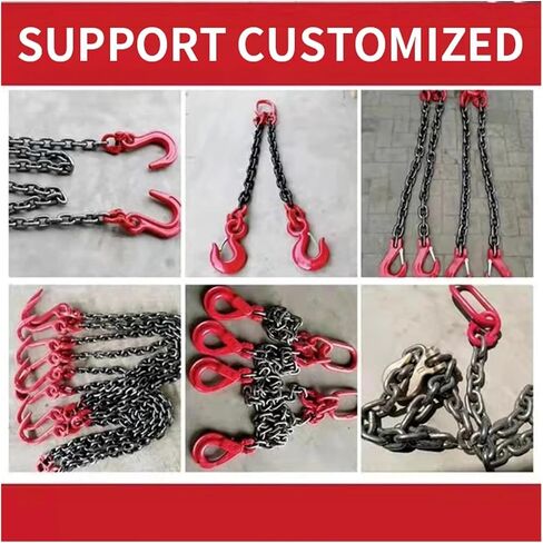Manual Hoist 3T Chain Block with Hook 2M Lift 4PCSChain Pulley Portable Lifting Tools Ideal for Worhop and Construct Use in Kuwait