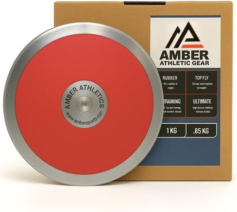 Amber Athletic Gear 70% Rim Weigh Discus Galvanized Steel Rim, Sturdy ABS Plates, Balanced Design in Kuwait