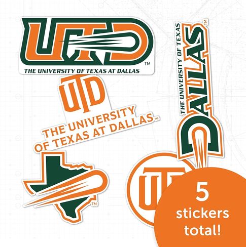 Desert Cactus The University of Texas Dallas Sticker Comet UTD Vinyl Decals Laptop Water Bottle Car Scrapbook T2 (Type 2-3) in Kuwait