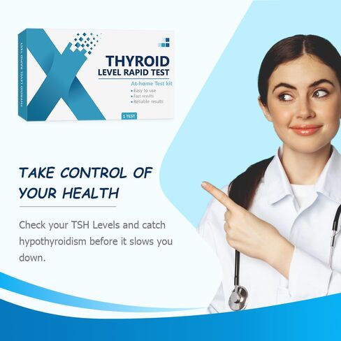 مجموعة اختبار الغدة الدرقية - مجموعة أدوات التجميع في المنزل - مجموعة اختبار TSH السريعة - اختبار TSH دقيق وموثوق - نتائج دقيقة في 15-20 دقيقة in Kuwait