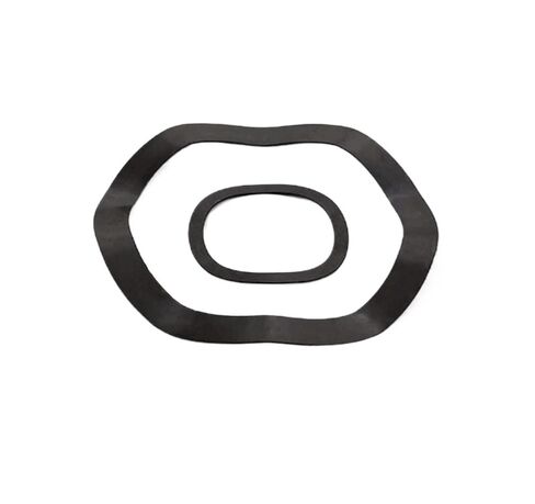 Wave Spring Washer, Wave Spring Washer 65Mn Carbon Steel Three Crest M3-M118 Black Gasket Elastic Washers in Kuwait