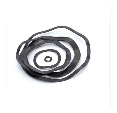 Wave Spring Washer, Wave Spring Washer 65Mn Carbon Steel Three Crest M3-M118 Black Gasket Elastic Washers in Saudi Arabia