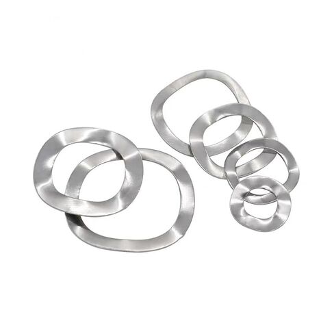 Wave Spring Washer, 20PCS 304 Stainless Stee Three Wave Crest Type Spring Washer M16*21 * 0.3 Crinkle Washers in Kuwait