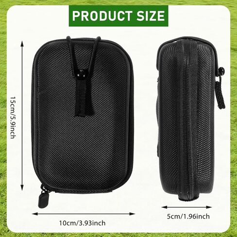 Range Finder Case, Protective Hard Shell Golf Rangefinder Case Anti-Scratch Universal Rangefinder Pouch for Most Rangefinders (Black) in Kuwait