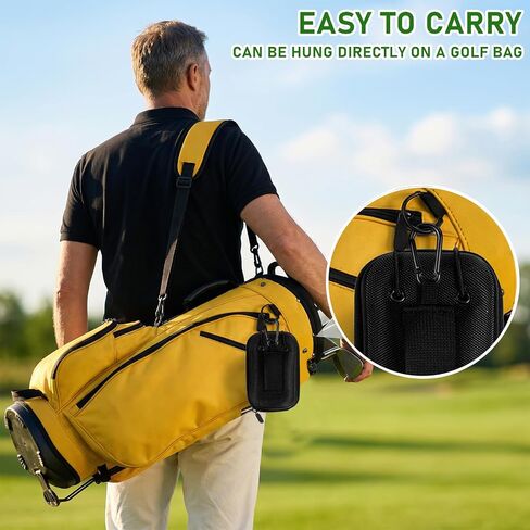 Range Finder Case, Protective Hard Shell Golf Rangefinder Case Anti-Scratch Universal Rangefinder Pouch for Most Rangefinders (Black) in Kuwait