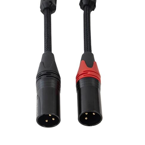 كابل RCA إلى XLR - كابل صوت هاي فاي مزدوج RCA/XLR ذكر، 10 أقدام، كابل 4N OFC، مناسب لمكبرات الصوت والخلاطات والميكروفونات in Kuwait