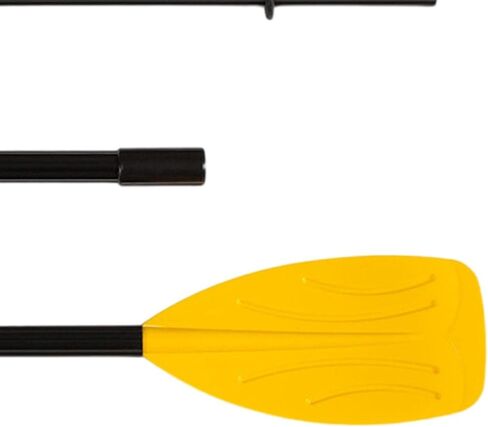 2Pack Ribbed French Oars 122cm Detachable Portable Canoe Yellow in Kuwait