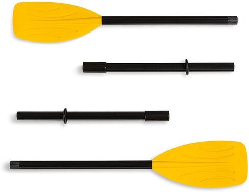 2Pack Ribbed French Oars 122cm Detachable Portable Canoe Yellow in Kuwait