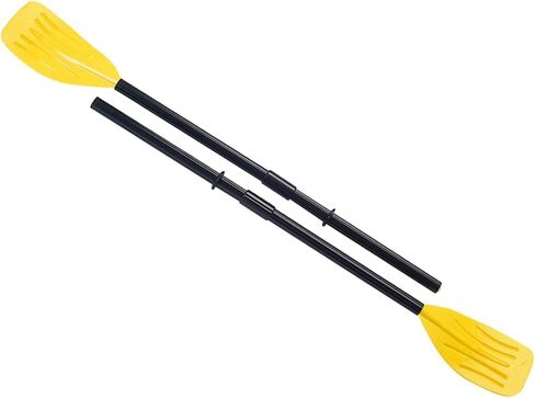 2Pack Ribbed French Oars 122cm Detachable Portable Canoe Yellow in Kuwait