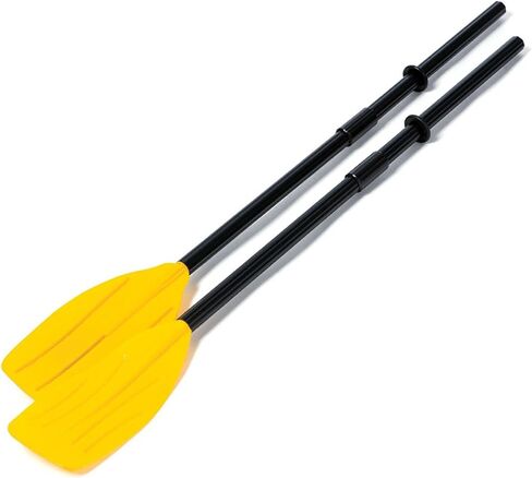 2Pack Ribbed French Oars 122cm Detachable Portable Canoe Yellow in Kuwait