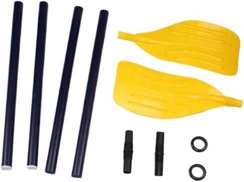 Plastic Paddle Compatible with Rowing Boats Inflatable Boats Fishing Boats Canoes and Kayaks 1 Pair 115cm in Kuwait