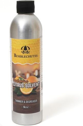 Bumblechutes Dual Action Orange Oil Food Grade Citrus Solvent Degreaser Cleaner for Wood, Metal, Plastic, Household, Wood Finish - Made in USA (8 oz) in Kuwait
