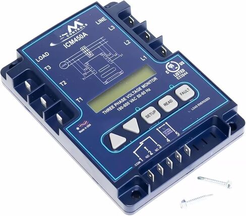 Programmable 3 Phase Line Voltage Monitor ICM450A,Replacement for ICM Controls OEM in Kuwait