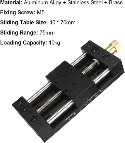 Platform Sliding Table Manual Translation Displacement Station 40x70mm X-Axis Precision Fine‑Tuning Linear Stage in Saudi Arabia