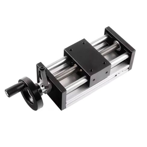 Linear Guide Manual Sliding Table 100-500MM Stroke Ballscrew 1204 Handwheel Double Optical Axis Saw 3D Printer XY(500mm) in Saudi Arabia