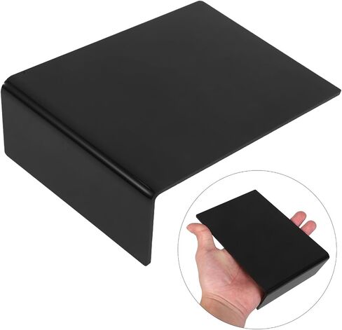 HOMSFOU 5pcs L Shaped Mini Chalkboard Signs for Retail and Bakery Use Black Acrylic Buffet Label Signs with Easy to Write Surface and Stable Design for Party Table Display in Kuwait