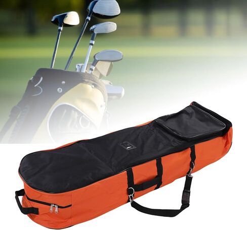 Golf Travel Bag Foldable Airline Approved Wheeled Large Capacity Polyester for Golfers Travelers Sports Leisure Air Travel Golf Course Accessories Storage in Kuwait