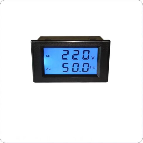 1pc YB4835DVF AC 80-300V 50HZ 60Hz Frequency Counter Display Voltage Frequency Meter Digital Voltmeter Hertz HZ Meter 150-500V(White Cover,AC80-300V 45-65Hz) in Kuwait