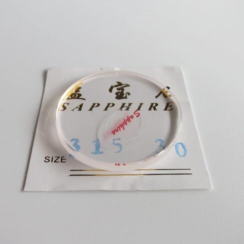 3.0mm Thickness 31.5mm Diameter Watch Flat Sapphire Crystal Glass NEW in Kuwait