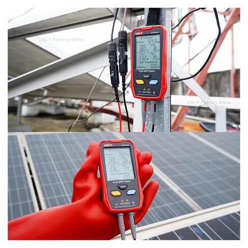 جهاز قياس MPPT بالطاقة الشمسية UT673PV جهاز تتبع لوحة كهروضوئية جهاز اختبار الطاقة القصوى Pmax Vmp Lmp Voc Lsc PV متعدد in Kuwait
