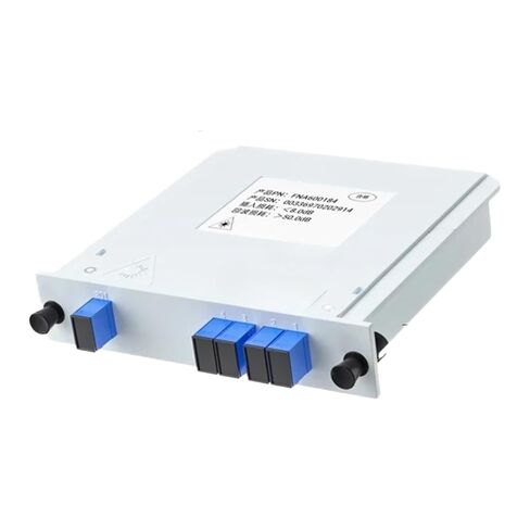 جهاز تقسيم الألياف الضوئية FTTH PLC Box 1-2 1-4 1-8 1-16 SC UPC دليل موجي مستو بصري (SCUPC 1-4) in Kuwait