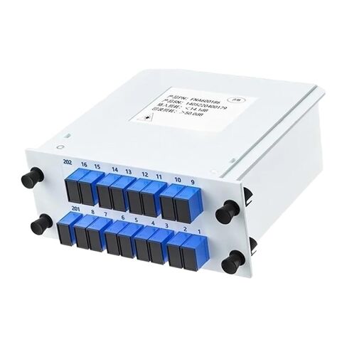 جهاز تقسيم الألياف الضوئية FTTH PLC Box 1-2 1-4 1-8 1-16 SC UPC دليل موجي مستو بصري (SCUPC 1-4) in Kuwait