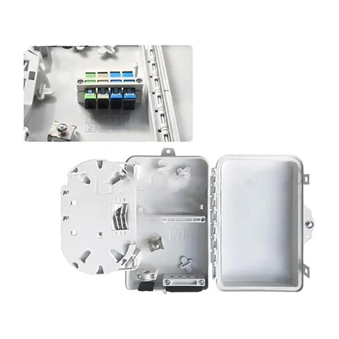 4 Core FTTH Optical Fiber Terminal Box Compact Distribution Suitable for Home broadband Optical Cable Management in Saudi Arabia