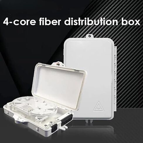 4 Core FTTH Optical Fiber Terminal Box Compact Distribution Suitable for Home broadband Optical Cable Management in Saudi Arabia