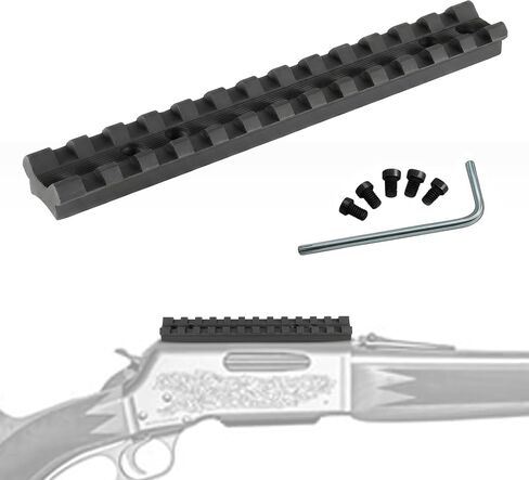 Gotical 5" 13-Slot Single Picatinny Rail for Browning BAR/BLR Long Action Rifle Mount– 0 MOA Short Ranger Upto 500 Yards, CNC Machined 6061 T6 Aluminum Matte Black in Kuwait
