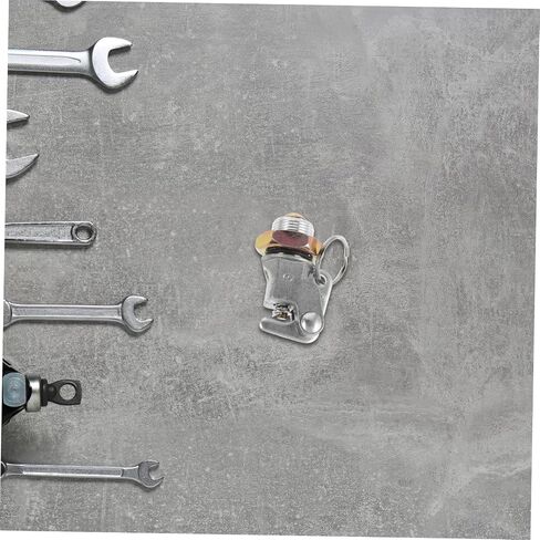 SOLUSTRE Manual Air Tank Drain Valve for Loader Forklift Truck, Heavy Duty Air Reservoir Exhaust Water Drain Valve Switch, Compatible with Construction and Industrial Vehicles in Kuwait