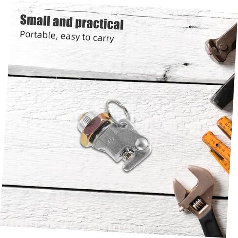 SOLUSTRE Manual Air Tank Drain Valve for Loader Forklift Truck, Heavy Duty Air Reservoir Exhaust Water Drain Valve Switch, Compatible with Construction and Industrial Vehicles in Kuwait