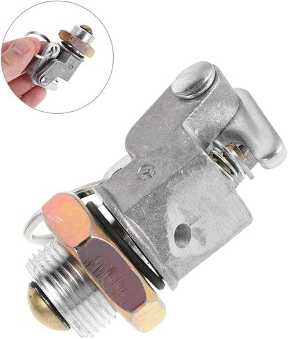 FOMIYES Air Reservoir Drain Valve Manual Switch, Loader and Truck Air Tank Exhaust Water Drain Valve for Heavy Duty Construction Equipment in Kuwait
