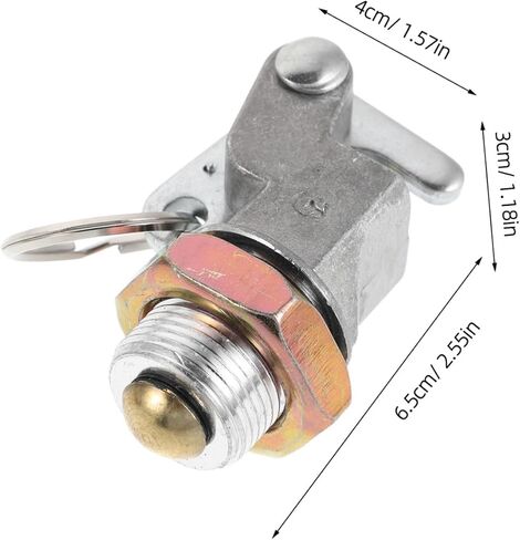 FOMIYES Air Reservoir Drain Valve Manual Switch, Loader and Truck Air Tank Exhaust Water Drain Valve for Heavy Duty Construction Equipment in Kuwait