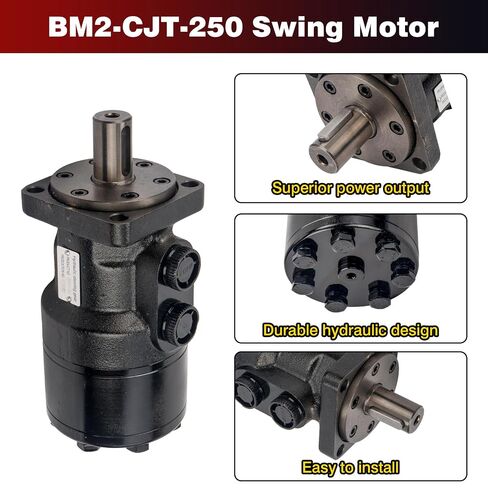 محرك التأرجح BM2-CJT-250، محرك مداري هيدروليكي متوافق مع الحفارة الصغيرة AGT-12S in Kuwait