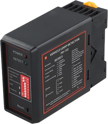 DP132 Inductive Loop Detector For Vehicle Detection In Parking And For Automatic Door Systems, Supports Multiple Voltage Inputs 12V 24V(110V) in Kuwait