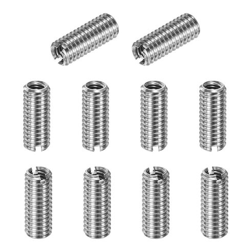 M METERXITY 6-حزمة محولات موضوع كم تقليل الجوز، M12x1.75 ذكر إلى M10x1.5 أنثى 10 مم H موضوع إصلاح إدراج الفولاذ المقاوم للصدأ الجوز المسمار المخفض، تحويل كم المسمار in Kuwait