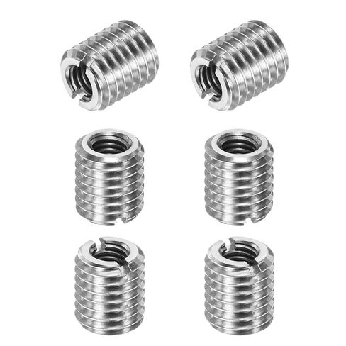 M METERXITY 6-حزمة محولات موضوع كم تقليل الجوز، M12x1.75 ذكر إلى M10x1.5 أنثى 10 مم H موضوع إصلاح إدراج الفولاذ المقاوم للصدأ الجوز المسمار المخفض، تحويل كم المسمار in Kuwait