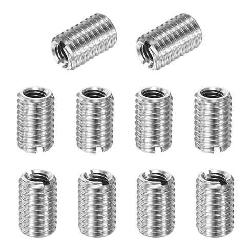 M METERXITY 6-حزمة محولات موضوع كم تقليل الجوز، M12x1.75 ذكر إلى M10x1.5 أنثى 10 مم H موضوع إصلاح إدراج الفولاذ المقاوم للصدأ الجوز المسمار المخفض، تحويل كم المسمار in Kuwait