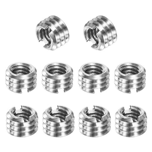 M METERXITY 6-حزمة محولات موضوع كم تقليل الجوز، M12x1.75 ذكر إلى M10x1.5 أنثى 10 مم H موضوع إصلاح إدراج الفولاذ المقاوم للصدأ الجوز المسمار المخفض، تحويل كم المسمار in Kuwait
