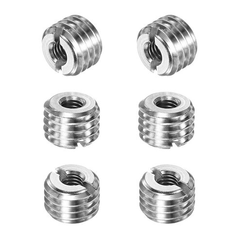 M METERXITY 6-حزمة محولات موضوع كم تقليل الجوز، M12x1.75 ذكر إلى M10x1.5 أنثى 10 مم H موضوع إصلاح إدراج الفولاذ المقاوم للصدأ الجوز المسمار المخفض، تحويل كم المسمار in Kuwait