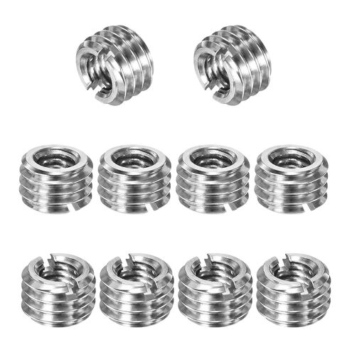 M METERXITY 6-حزمة محولات موضوع كم تقليل الجوز، M12x1.75 ذكر إلى M10x1.5 أنثى 10 مم H موضوع إصلاح إدراج الفولاذ المقاوم للصدأ الجوز المسمار المخفض، تحويل كم المسمار in Kuwait