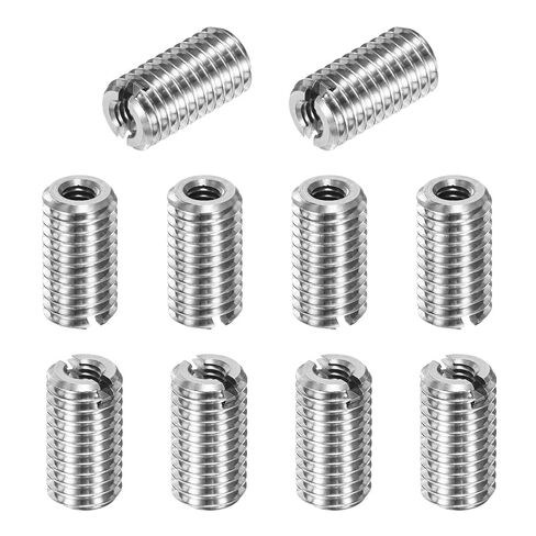M METERXITY 6-حزمة محولات موضوع كم تقليل الجوز، M12x1.75 ذكر إلى M10x1.5 أنثى 10 مم H موضوع إصلاح إدراج الفولاذ المقاوم للصدأ الجوز المسمار المخفض، تحويل كم المسمار in Kuwait
