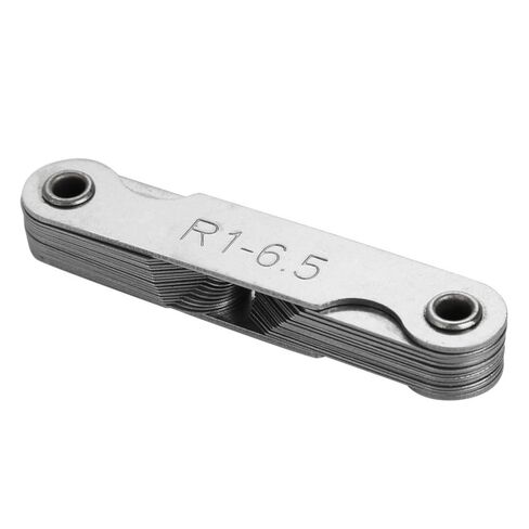 Radius Gauge Set R1-6.5mm - Stainless Steel Fillet Gauge for External & Internal Edges, Concave Convex Radius Measuring Tool in Kuwait
