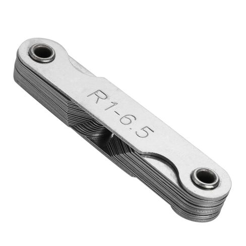 Radius Gauge Set R1-6.5mm - Stainless Steel Fillet Gauge for External & Internal Edges, Concave Convex Radius Measuring Tool in Kuwait
