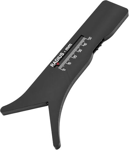 Radius Caliber Measurement Sliding Template Multifunctional Portable Radius Measurement Tool for Home Improvement and Professional Use with Portable ABS Plastic Design in Kuwait