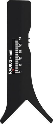 Radius Caliber Measurement Sliding Template Multifunctional Portable Radius Measurement Tool for Home Improvement and Professional Use with Portable ABS Plastic Design in Kuwait