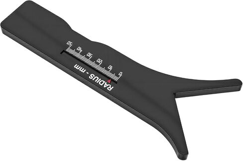 Radius Caliber Measurement Sliding Template Multifunctional Portable Radius Measurement Tool for Home Improvement and Professional Use with Portable ABS Plastic Design in Kuwait