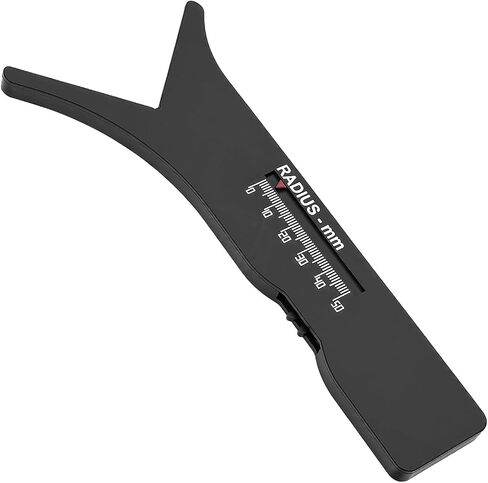 Radius Caliber Measurement Sliding Template Multifunctional Portable Radius Measurement Tool for Home Improvement and Professional Use with Portable ABS Plastic Design in Kuwait